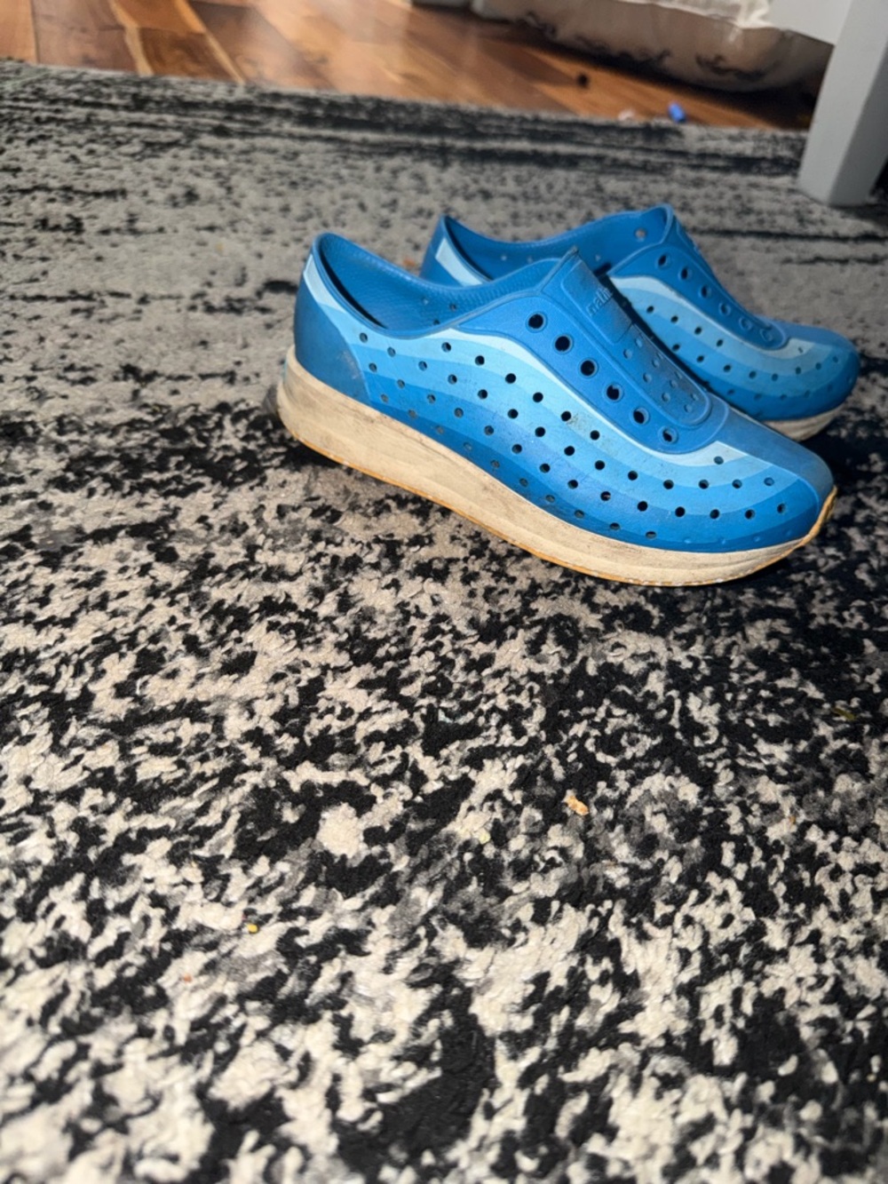 Native Kids Blue Slip-On Sandals